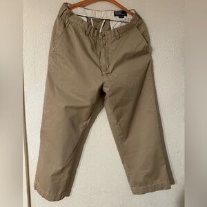 Polo Ralph Lauren Pants Men 100% Cotton Vintage Prospect Khaki Chino Size 34X 30